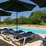 Villa Luxury 3 Bed With Heated Swimming Pool Air Con And Boules Pitch Salignac Eyvigues